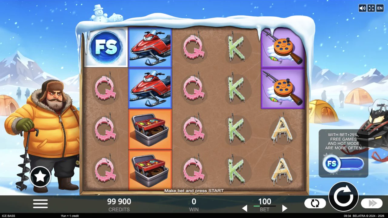 Official Ice Bass demo gameplay frame 1